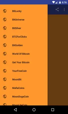 Free Bitcoins - Faucets android App screenshot 1